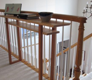 Handmade Modern Wood Furniture a modern narrow console table or narrow sofa table with inset Handmade Modern Wood Furniture a modern narrow console table or narrow sofa table with inset