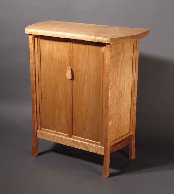 cherry cabinet, accent cabinet or bar cabinet