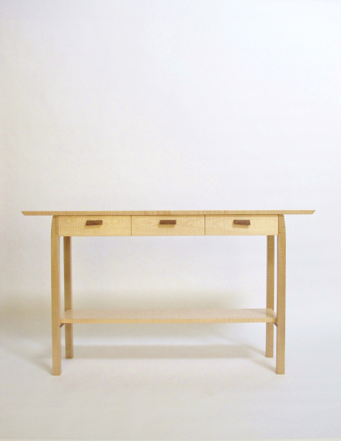 Three Drawer Entry Console Table