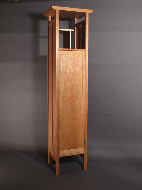 Tall Narrow Armoire Cabinet For Linen Closet Entry Cabinet Bar