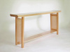SHAPED CONSOLE TABLE